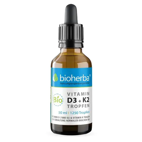 Bioherba Vitamin D3 + K2 Tropfen