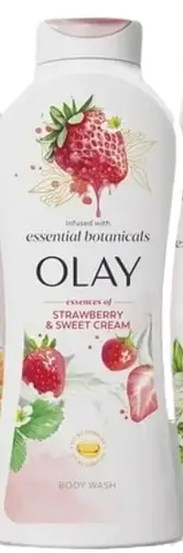 Olay Essential Botanicals Essence Body Wash Strawberry and Sweet Cream