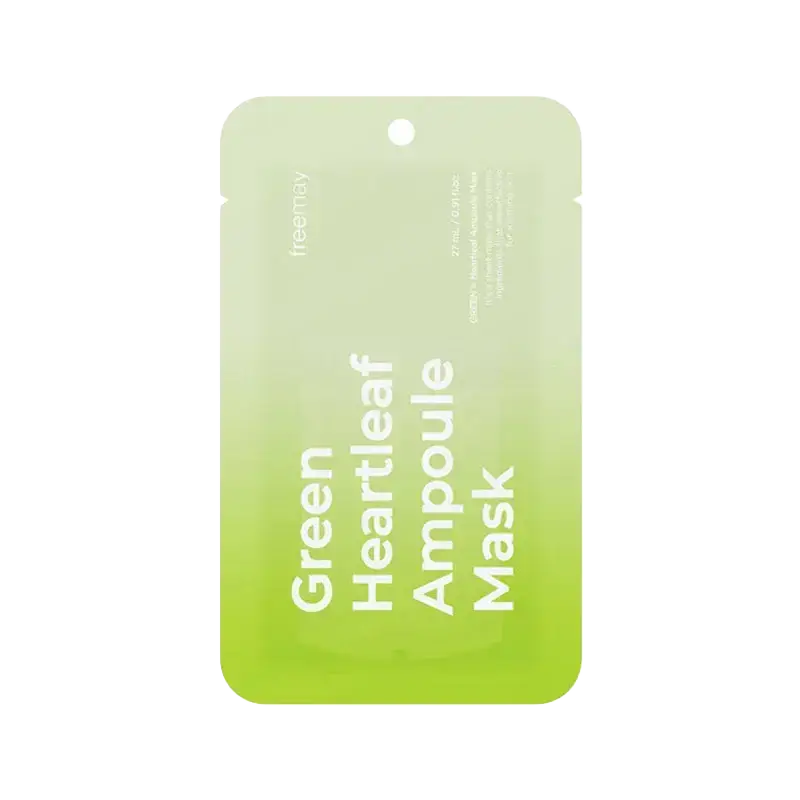 Freemay Green Heartleaf Ampoule Mask Sheet
