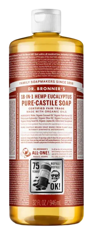 Dr. Bronner's Pure-Castile Liquid Soap Eucalyptus