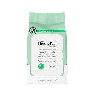 The Honey Pot Feminine Cleansing Wipes Anti-Itch Soothing