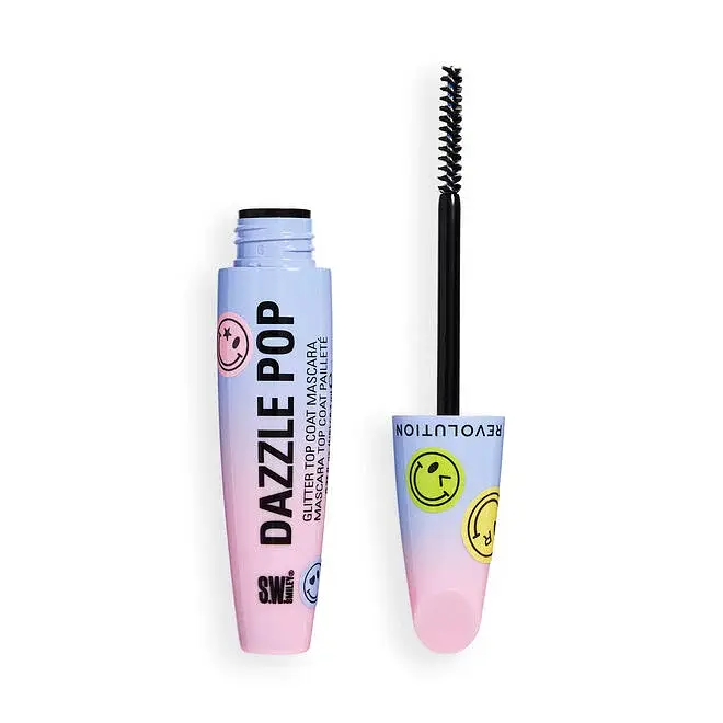 Revolution Beauty S.W. Smiley Dazzle Pop Glitter Top Coat Mascara