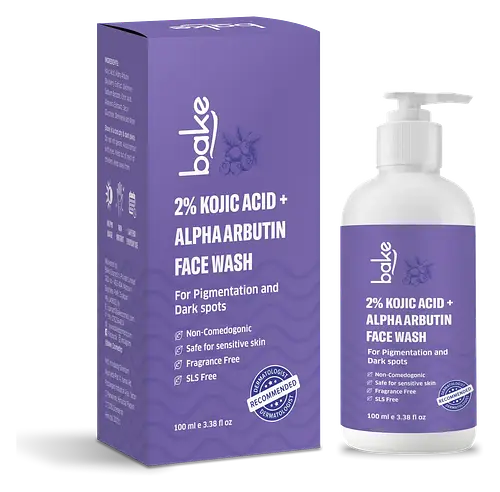 Bake 2% Kojic Acid + Alpha Arbutin Face Wash