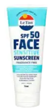 Le Tan Sensitive Face Sun Screen SPF 50