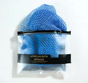 Bellanomi African Exfoliating Net Sponge Baby Blue