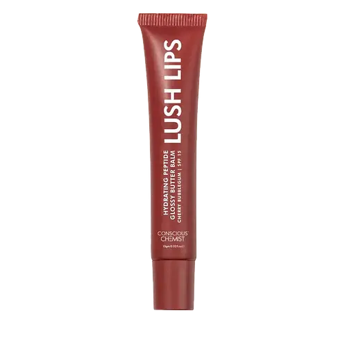 Conscious Chemist Glossy Peptide Lip Balm Cherry Bubblegum