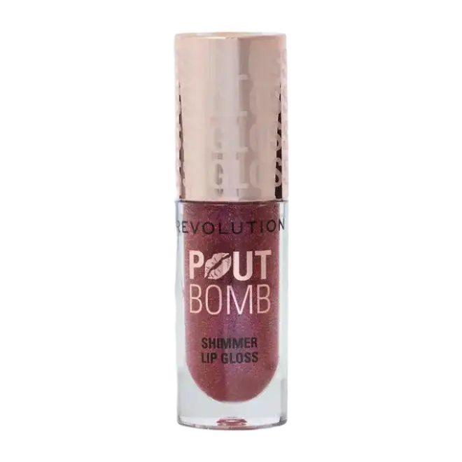Revolution Beauty Pout Bomb Shimmer Lip Gloss Berry Lustre
