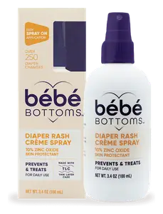 bébé Bottoms Diaper Rash Crème Spray