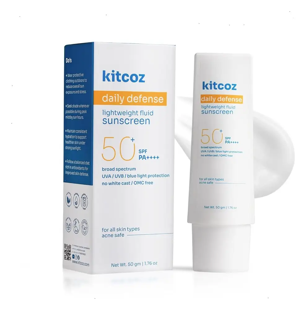Kitcoz Daily Defense Lightweight Fluid Sunscreen SPF 50+ PA++++