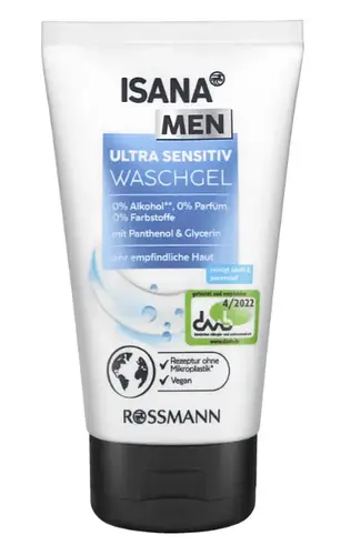 ISANA Men Ultra Sensitiv Waschgel