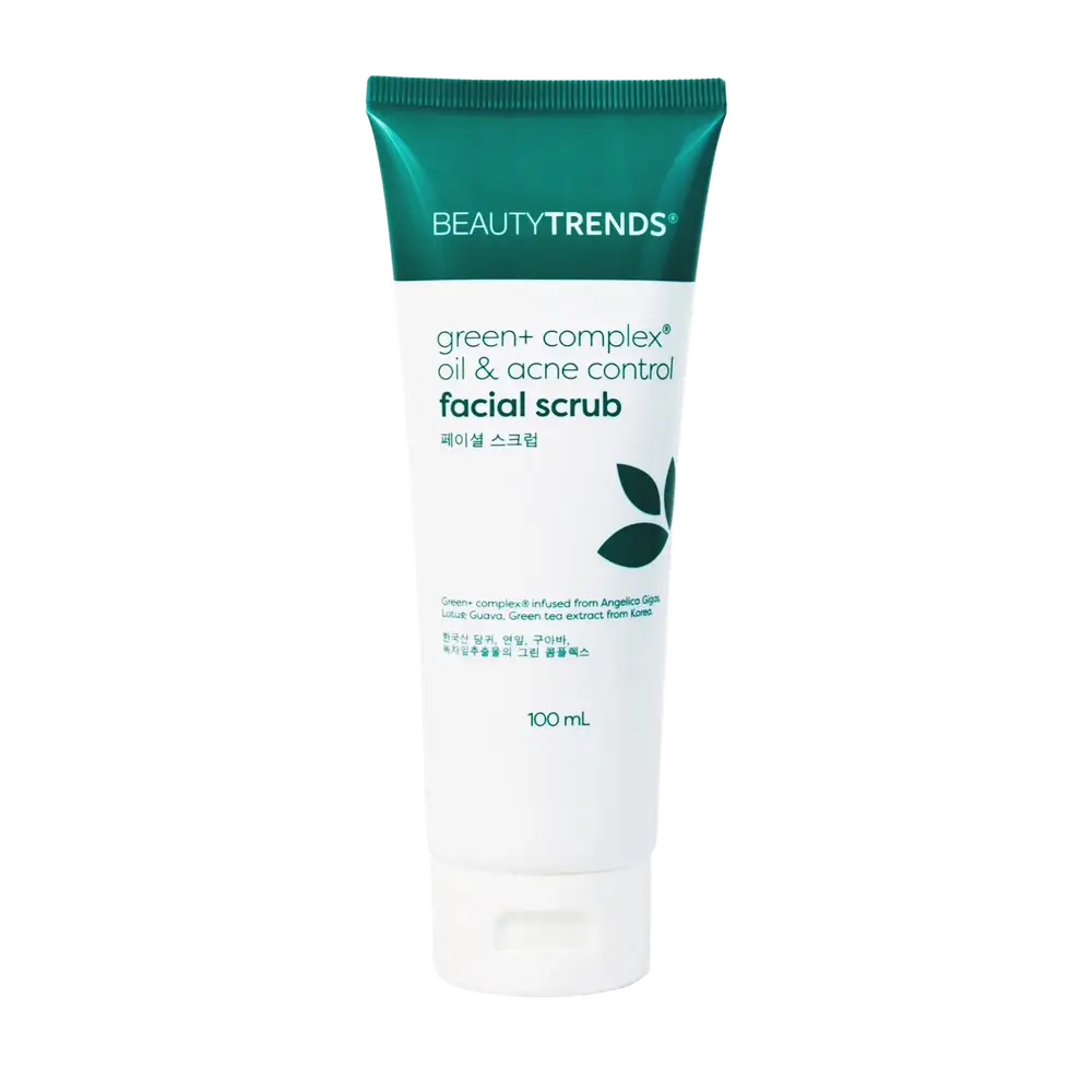 Beautytrends Green+ Complex Oil & Acne Control Facial Scrub