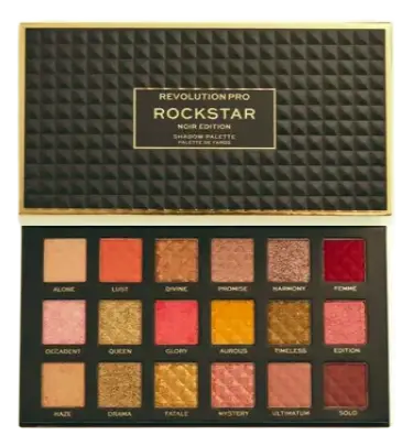 Revolution Beauty Rockstar Eyeshadow Palette Noir Edition