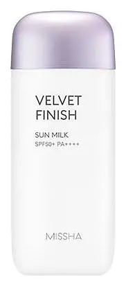 Missha All Around Safe Block Velvet Finish Sun Milk SPF50+/PA++++