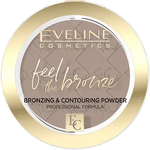 Eveline Feel The Bronze Bronzing & Contouring Powder NR 01 Milky Way