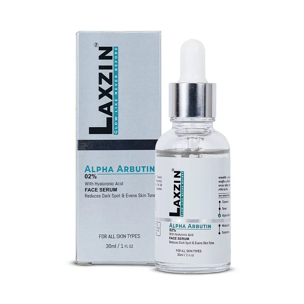 Laxzin Alpha Arbutin 2% with Hyaluronic Acid serum