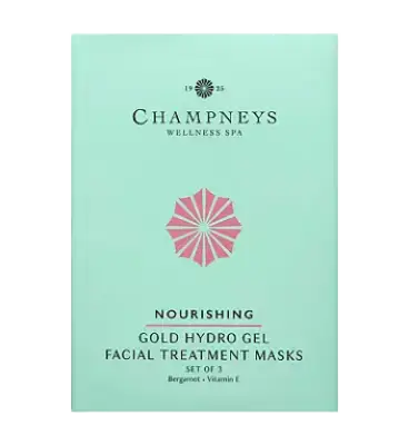 Champneys Nourishing Gold Hydro Gel Facial Treatment Masks