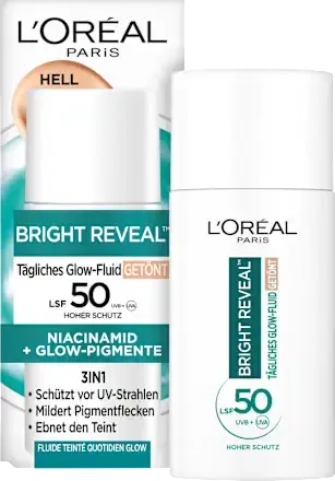 L'Oreal Bright Reveal Tinted Fluid Glow SPF 50 Pearl