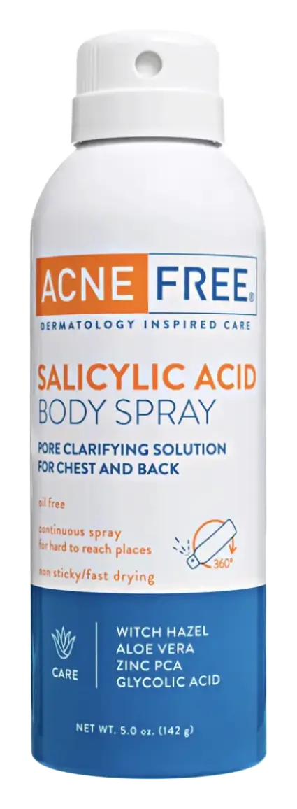 Acne Free Salicylic Acid Body Spray