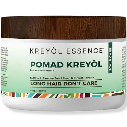 Kreyòl Essence Pomad Kreyòl: Natural Scalp Balm Treatment