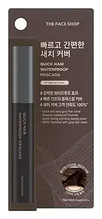The Face Shop Quick Hair Waterproof Mascara #01 Natural Black