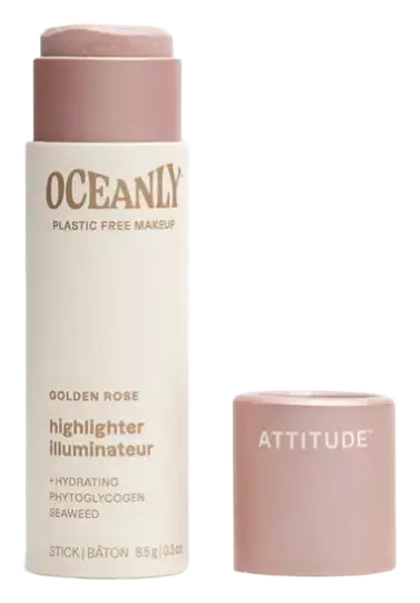 ATTITUDE Oceanly Cream Highlighter Stick Golden Rose