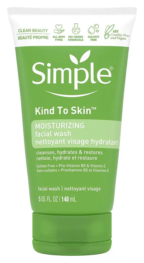 Simple Skincare Kind to Skin Moisturizing Facial Wash