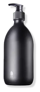 Beast Reusable Matte Black Glass Hand Wash Bottle