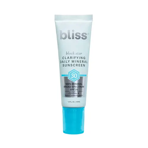 Bliss Block Star Clarifying Mineral Sunscreen SPF 30