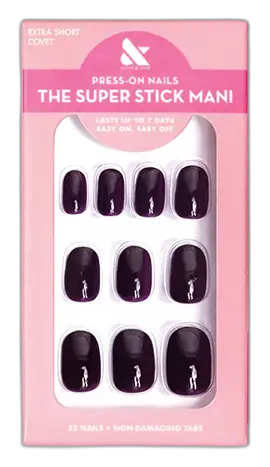 Olive & June Tab Press-Ons Extra Short Covet