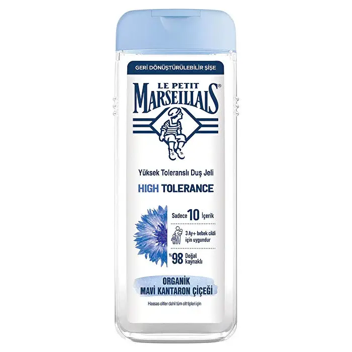 Le Petit Marseillais High Tolerance Moisturizing Shower Gel Organic Cornflower