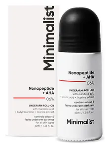 Minimalist Nonapeptide + AHA 6% Underarm Roll-On