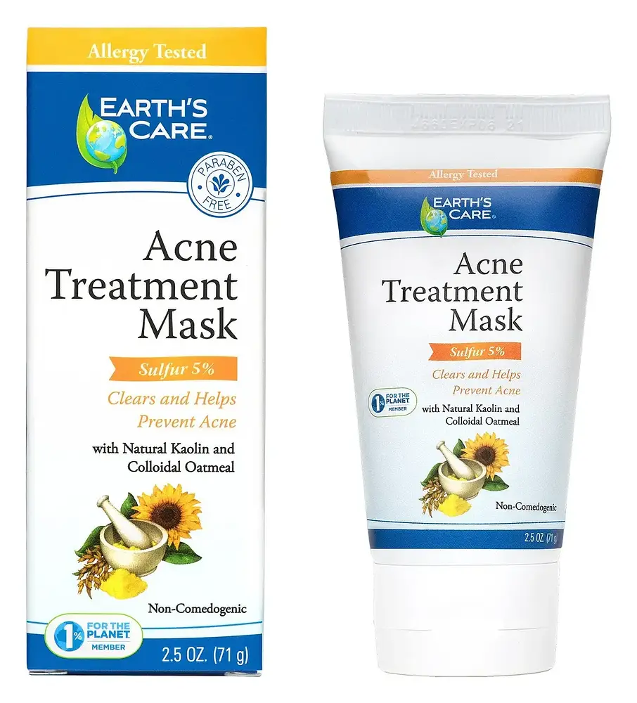 Earth's Care Acne Treatment Mask Sulphur 5%