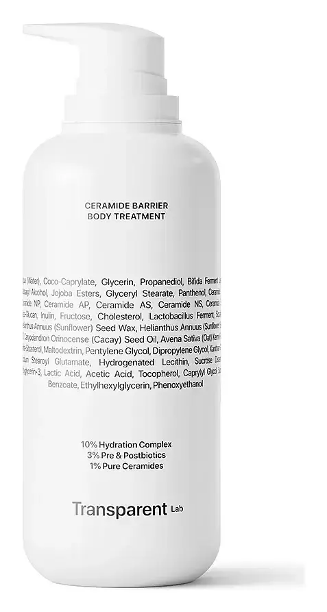 Transparent Lab Ceramide Barrier Body Treatment