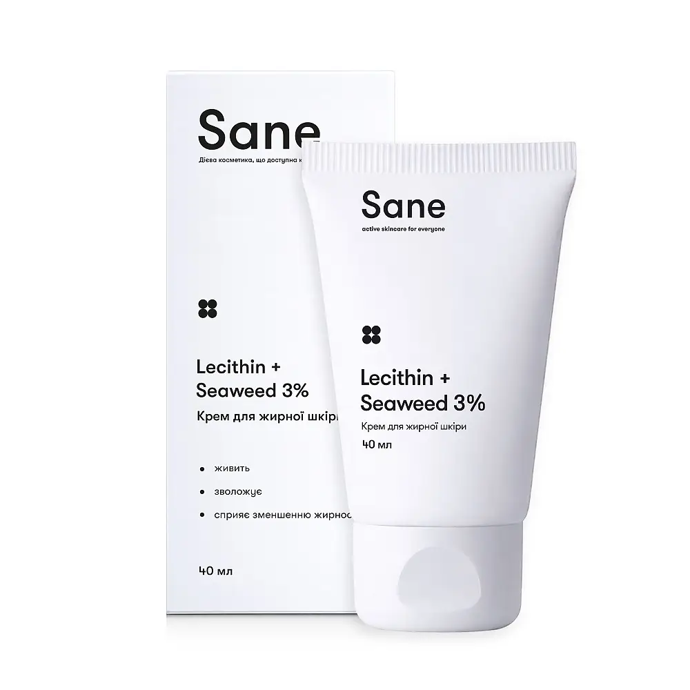 Sane Lecithin + Seaweed 3% Moisturizer