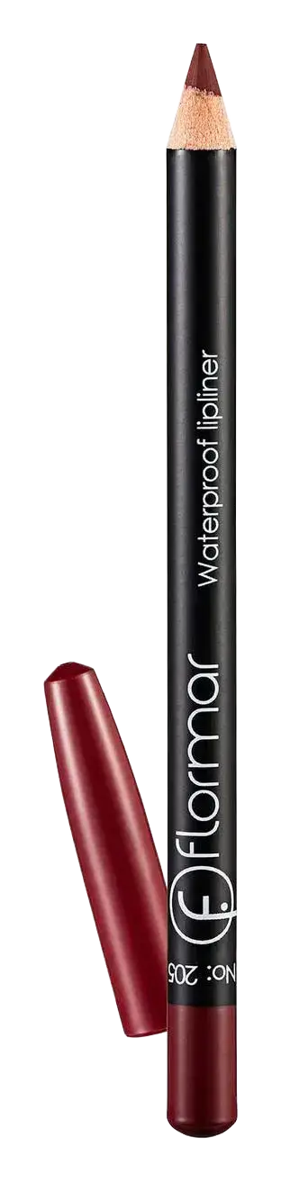 Flormar Waterproof Lipliner 205 Elegant Bordeaux