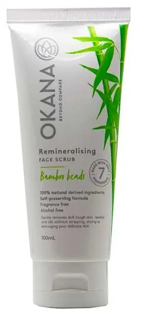 Okana Bamboo Beads Remineralising Face Scrub