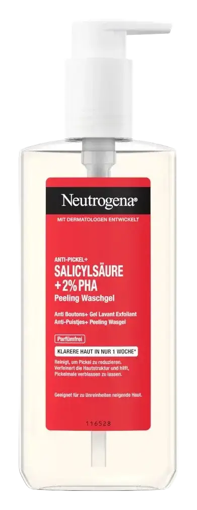 Neutrogena Salicylic Acid + 2% PHA Peeling Wash Gel Germany