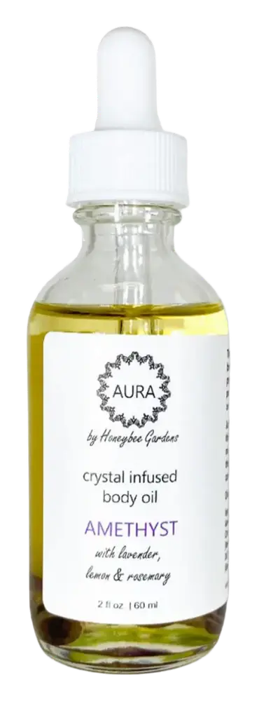 Honeybee Gardens Crystal Infused Body Oil Amethyst