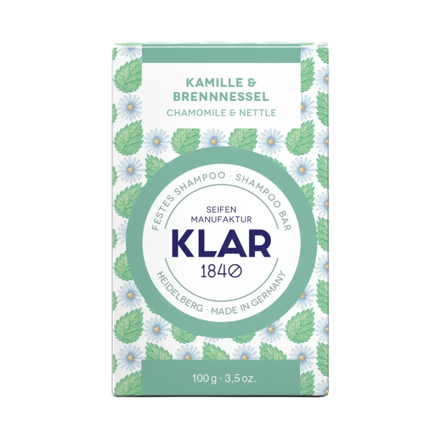 Klar Seifen Chamomile & Nettle Shampoo Bar