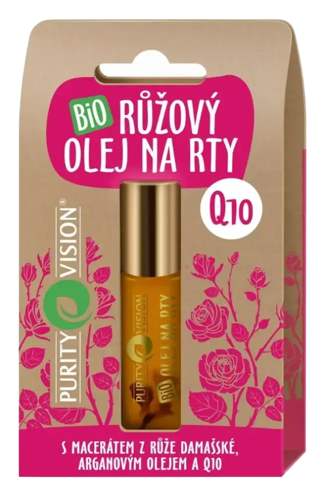 Purity Vision Bio Růžový Olej Na Rty