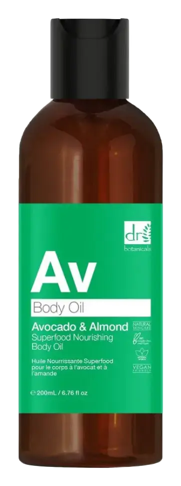 Dr Botanicals Avocado & Almond Superfood Nourishing Body Oil