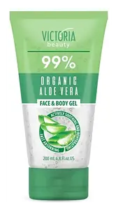 Victoria Beauty Cooling Gel for Face and Body with 99% Aloe Vera