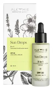 Alkmie Sun Drops 2 In 1 Sunscreen & Multi Active Serum SPF 50