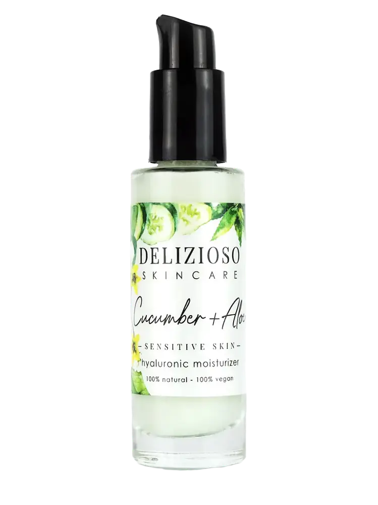 Delizioso Cucumber & Aloe Sensitive Skin Hyaluronic Moisturizer