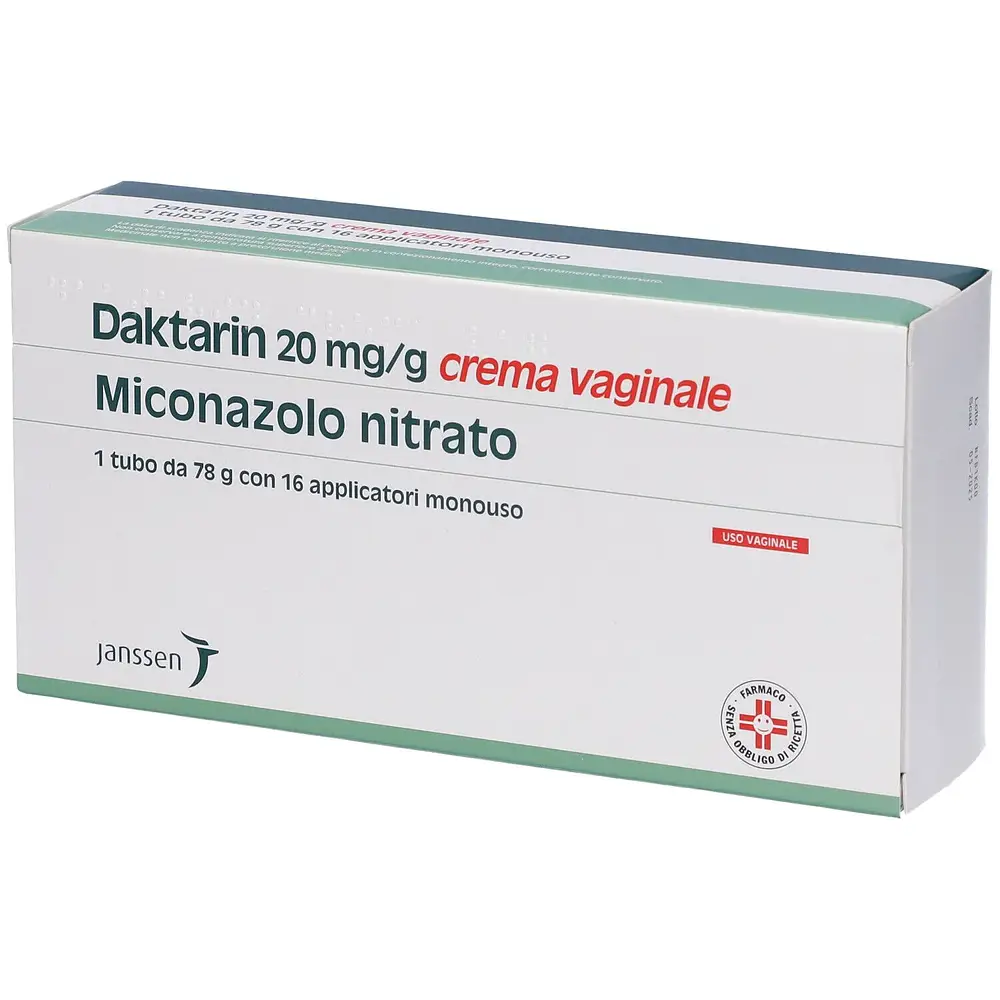 Janssen Daktarin 2% Vaginal Cream Miconazole Nitrate