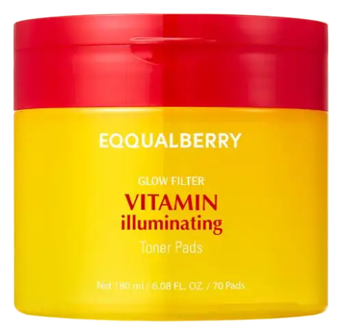 Eqqualberry Vitamin Illuminating Toner Pads