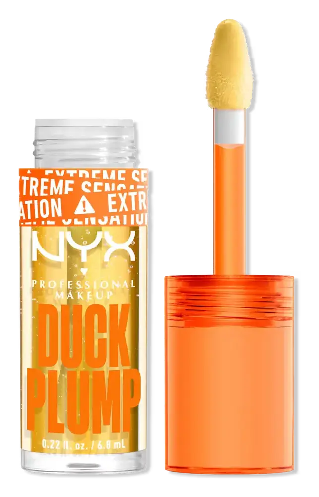 NYX Cosmetics Duck Plump High Pigment Plumping Lip Gloss 01 - Clearly Spicy (Clear)