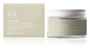 Bath House Green Clay Face Mask