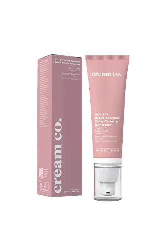 Cream Co. SPF 50+ Broad Spectrum Color Corrector Sunscreen