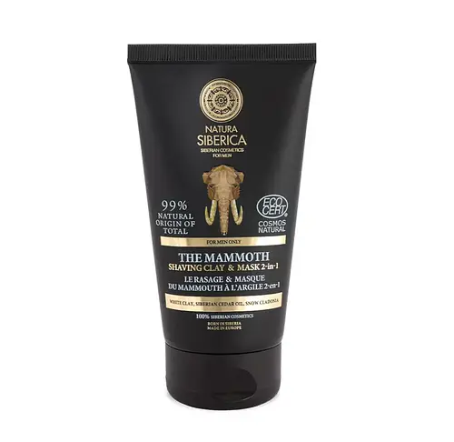 Natura Siberica The Mammoth Shaving Clay & Mask 2-In-1